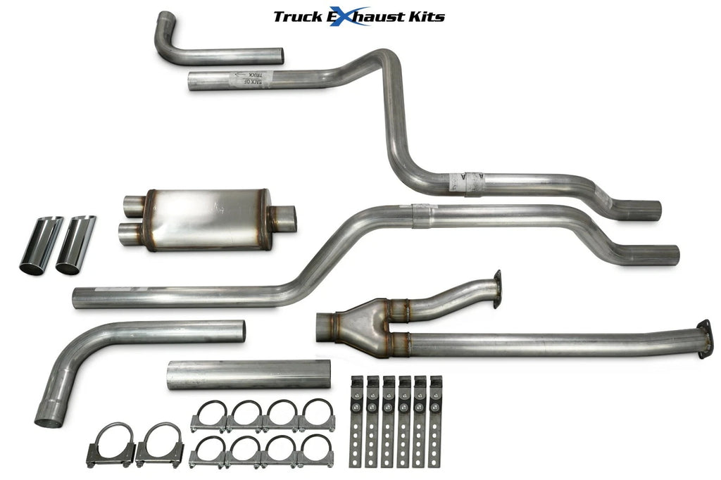 2.5" Dual Exhaust Kit for Toyota Tundra (2009–2013) Stainless Chrome Tip
