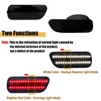 2X Euro Smoked LED Tail Lights for Chrysler PT Cruiser (2006–2010)