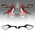 LED Rearview Mirrors with Turn Signals for Honda CBR1000RR (2017–2025)