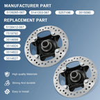 Set of 2 Wheel Hub Rotors with Studs for Polaris RZR XP 1000 RZR S (2014–2022)