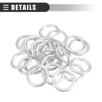 25 Pcs Oil Drain Plug Gaskets for Audi A3 (2009–2013) No.N0138157 Silver Tone