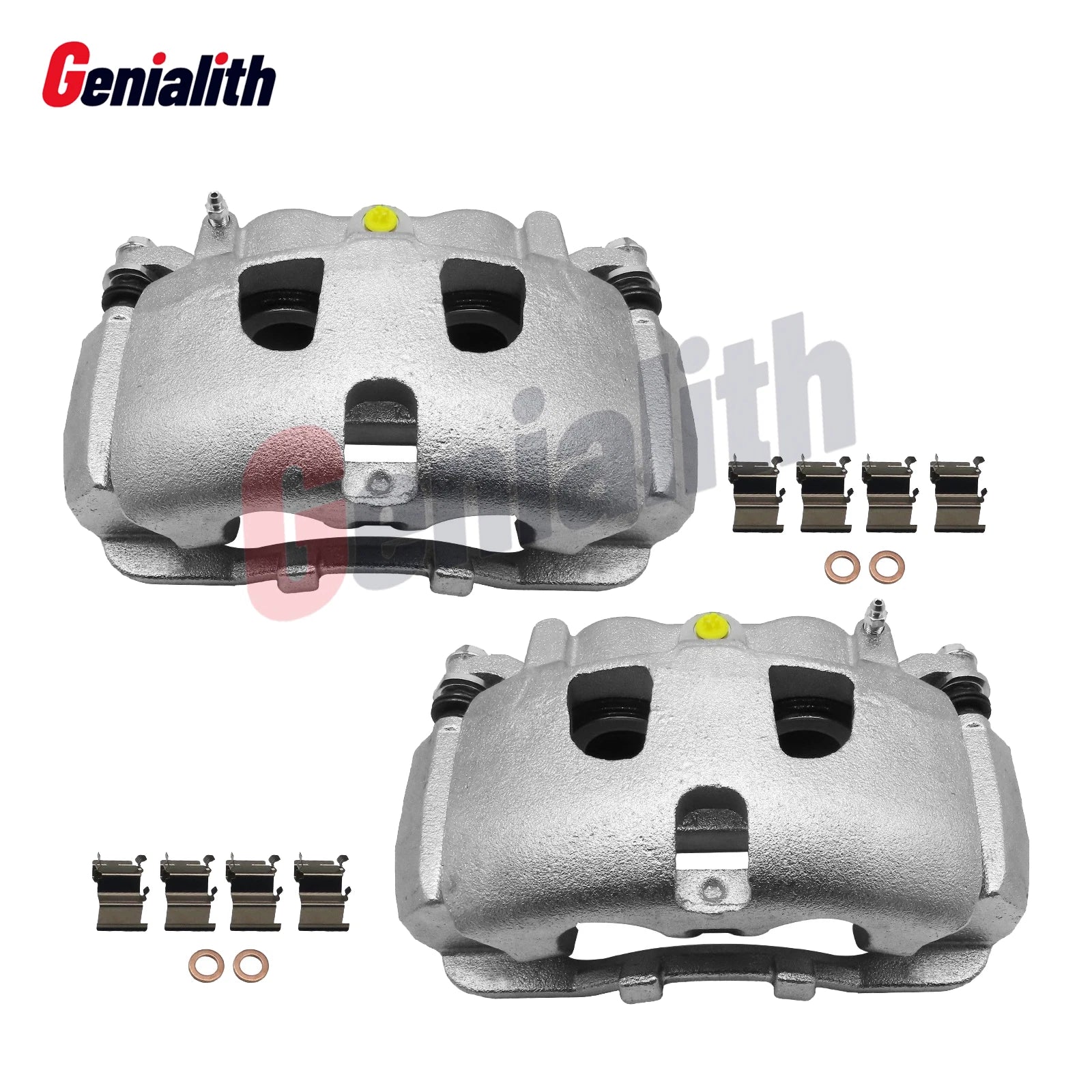 Front Brake Calipers w/ Bracket for Ford F-250 F-350 Super Duty (2013–2020)