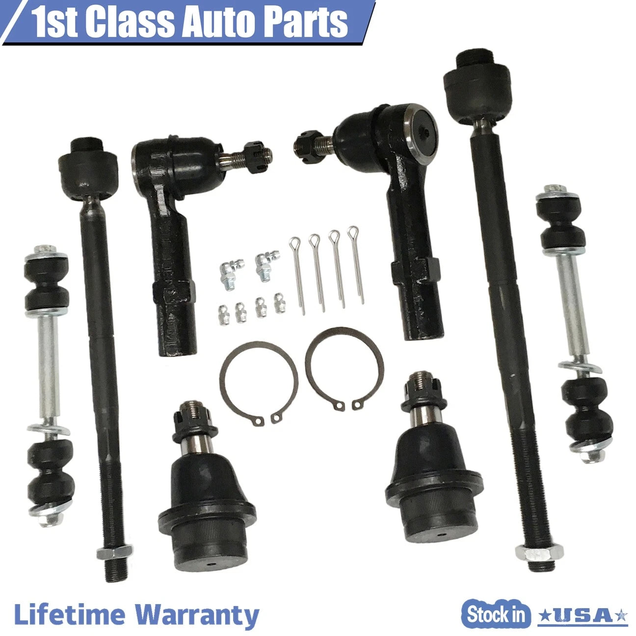 10pc Front Suspension Upper Control Arm Set for GM Trucks (2007–2014)