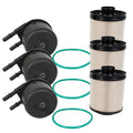 Set of 3 Fuel Filters for Ford F-250 F-350 SD 6.7 V8 (2011–2016)