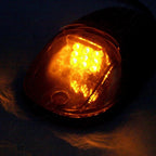 Set of 5 Smoke Amber LED Cab Roof Marker Covers for Dodge Ram 2500/3500/4500