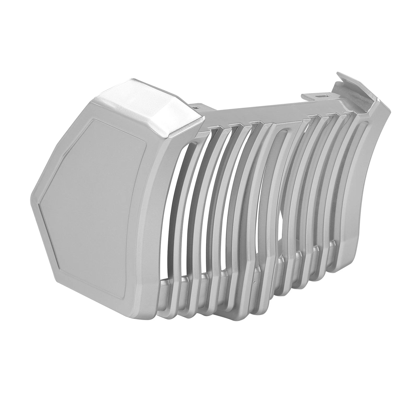 Oil Cooler Cover for Harley Road King, Electra, Street Glide (2017–2024) Silver