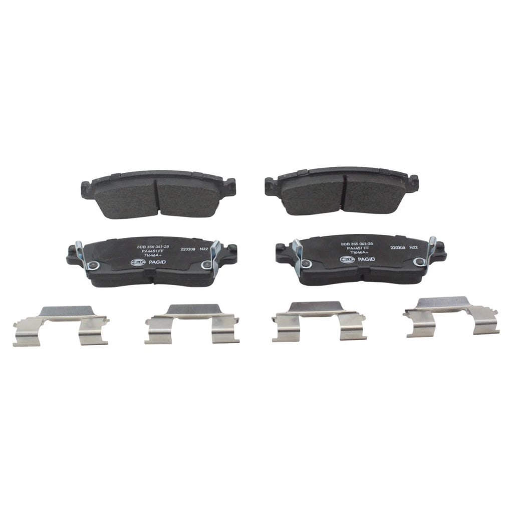 DuraGo Rear Rotors & Hella Ceramic Brake Pads Kit for 9-7x Envoy Trailblazer (2005–2009)