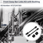 Front Stabilizer Bar Links with 2 Pcs Bushing for Dodge Ram 1500 