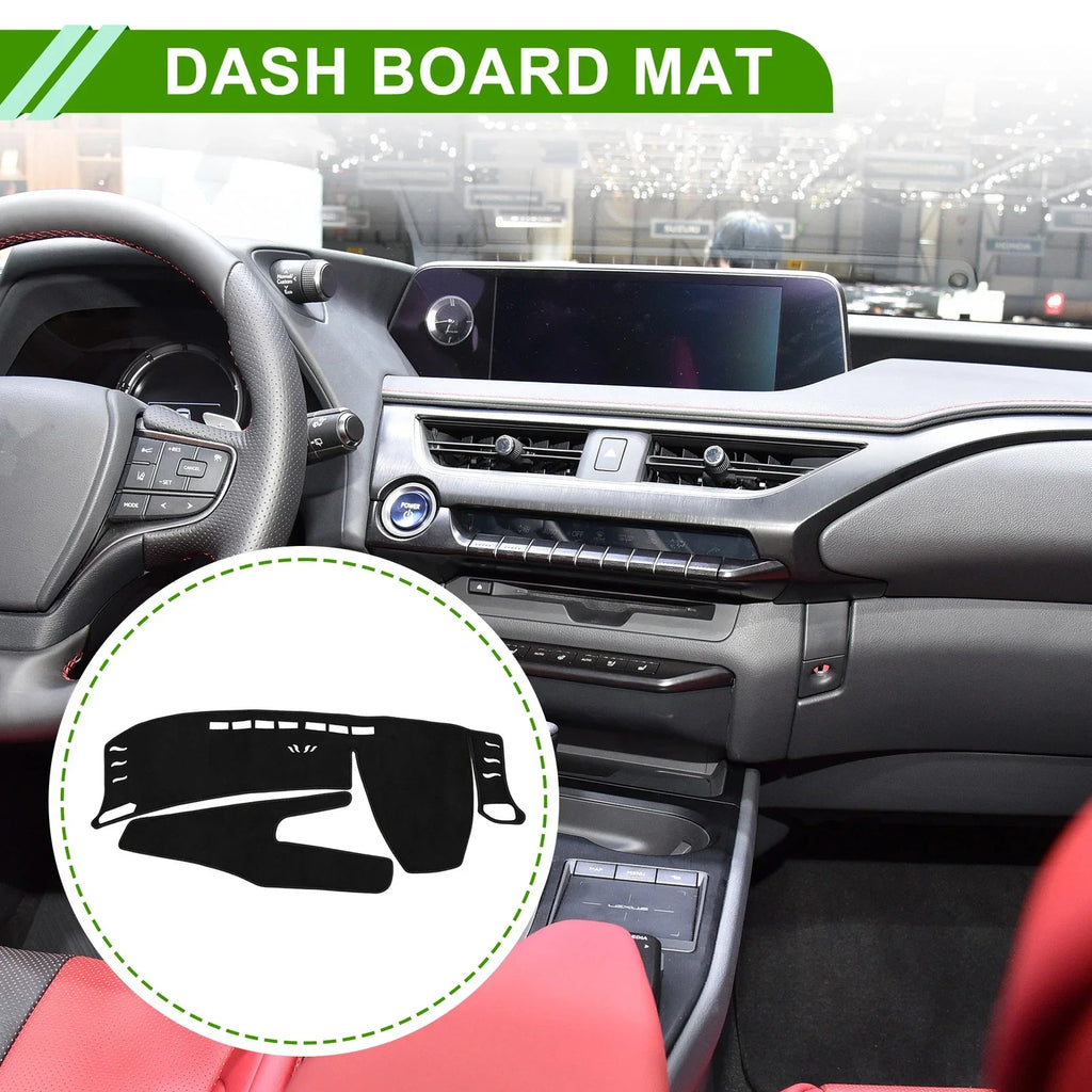 Dashboard Cover Mat for Lexus UX250H 2019-2020 Sun Protector Pad Black