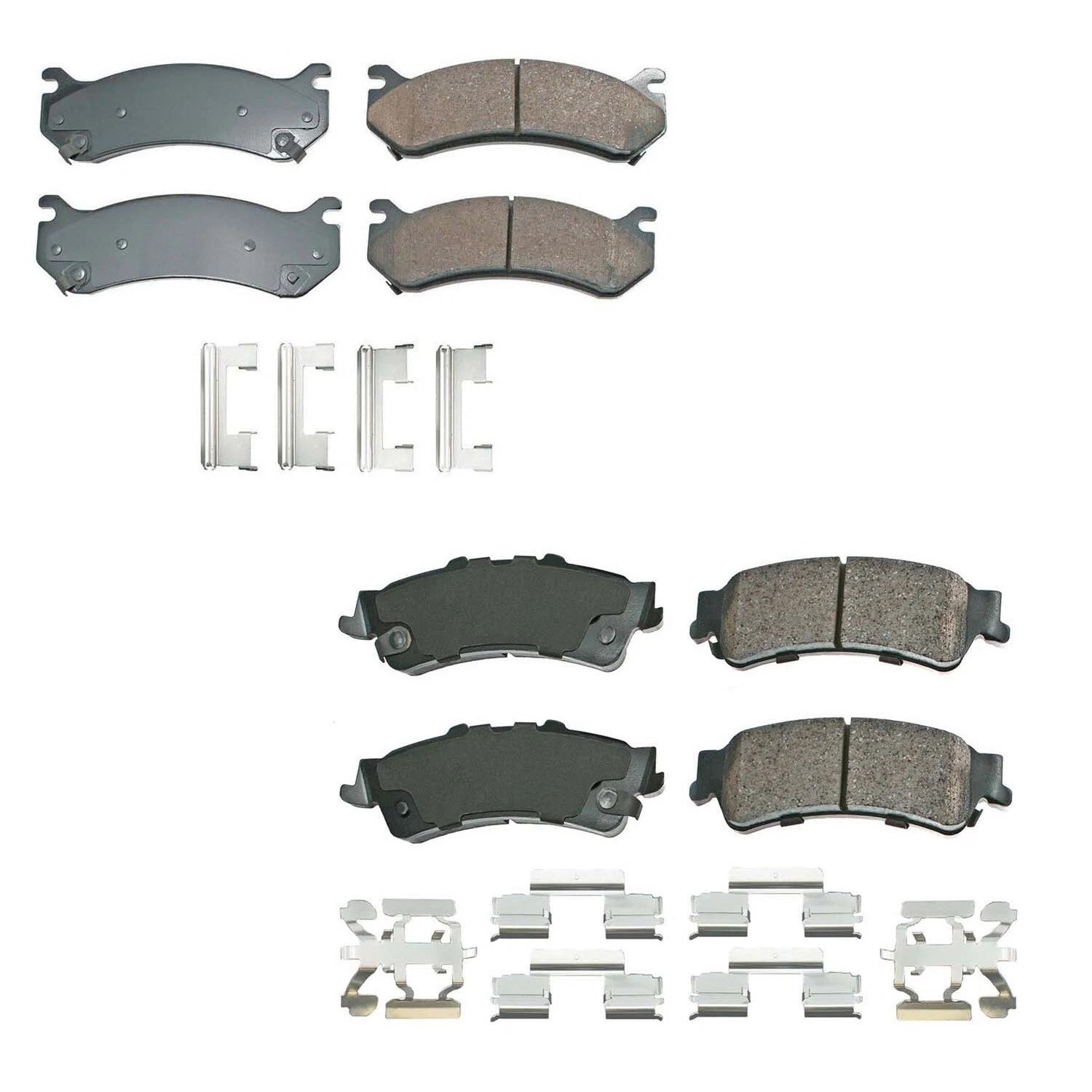 Set of 4 Akebono ProACT Ultra Ceramic Brake Pads for Chevrolet GMC