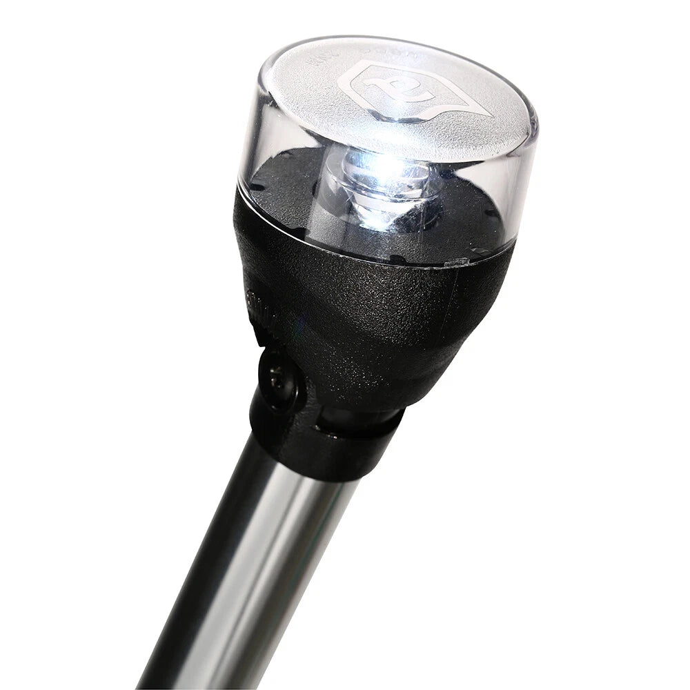 Attwood LED All Around Light for Boat (36 Inch Pole, 2 Mile Visibility)