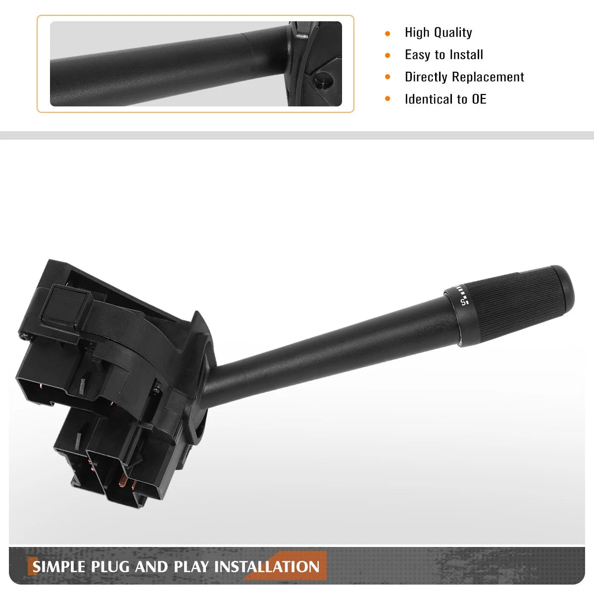 Turn Signal Hazard Wiper Combination Switch for Ford Mustang (1990–1993)