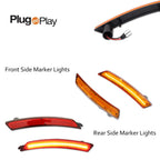 Set of 4 LED Side Marker Lights for Mini Cooper (2007–2013)