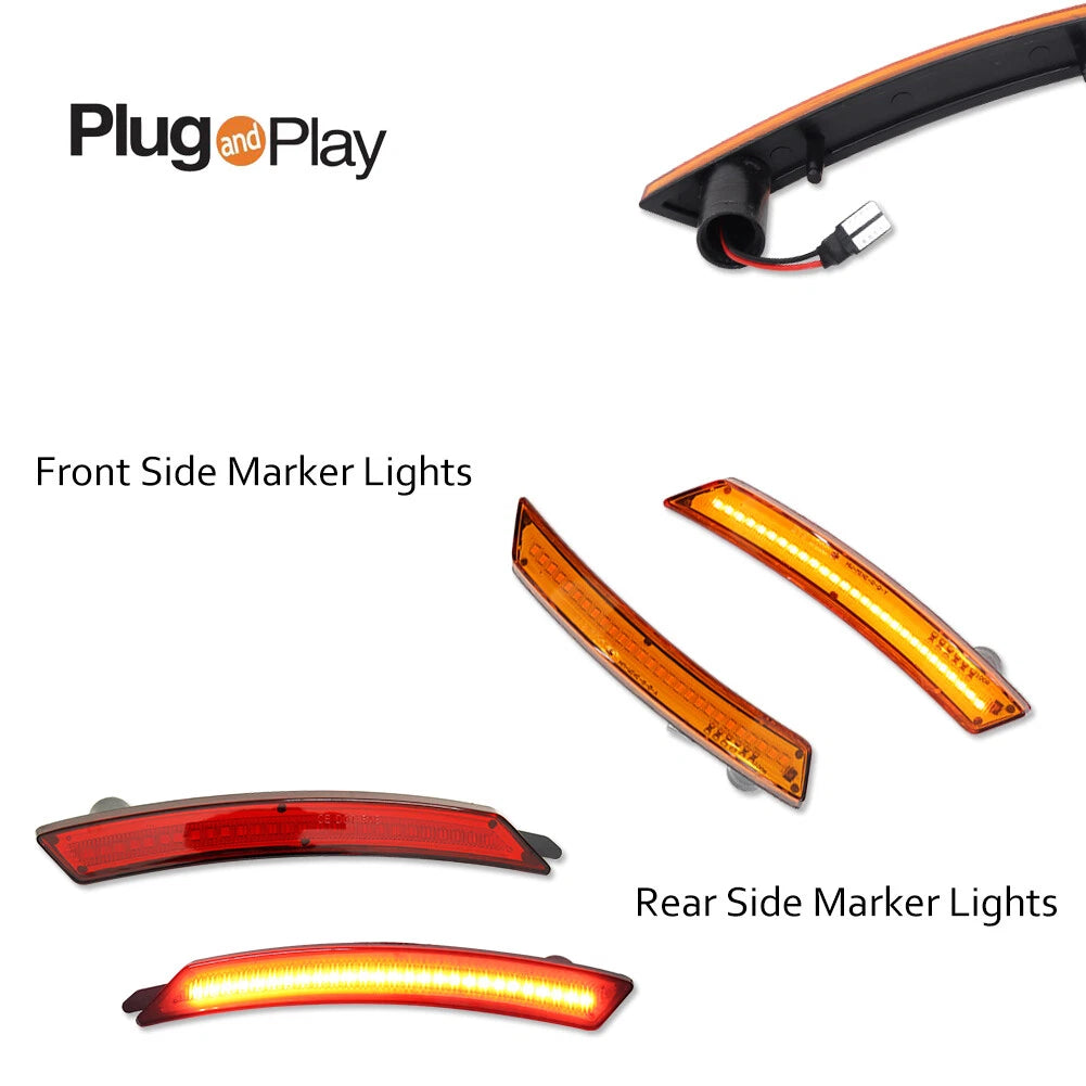 Set of 4 LED Side Marker Lights for Mini Cooper (2007–2013)