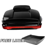 Chopped Trunk Backrest Pad Tail Light for Harley Electra Glide (2014–2025)