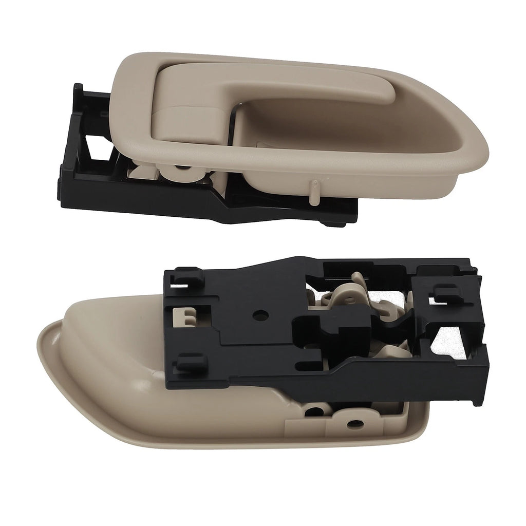 Front Rear Interior Door Handle Set for Toyota Avalon (2000–2004) 81280 Beige Plastic