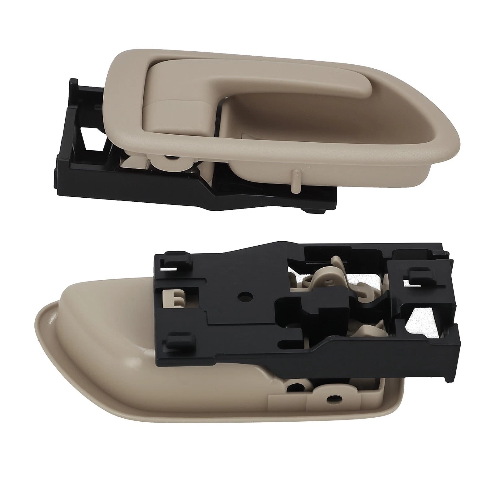 Front Rear Interior Door Handle Set for Toyota Avalon (2000–2004) 81280 Beige Plastic