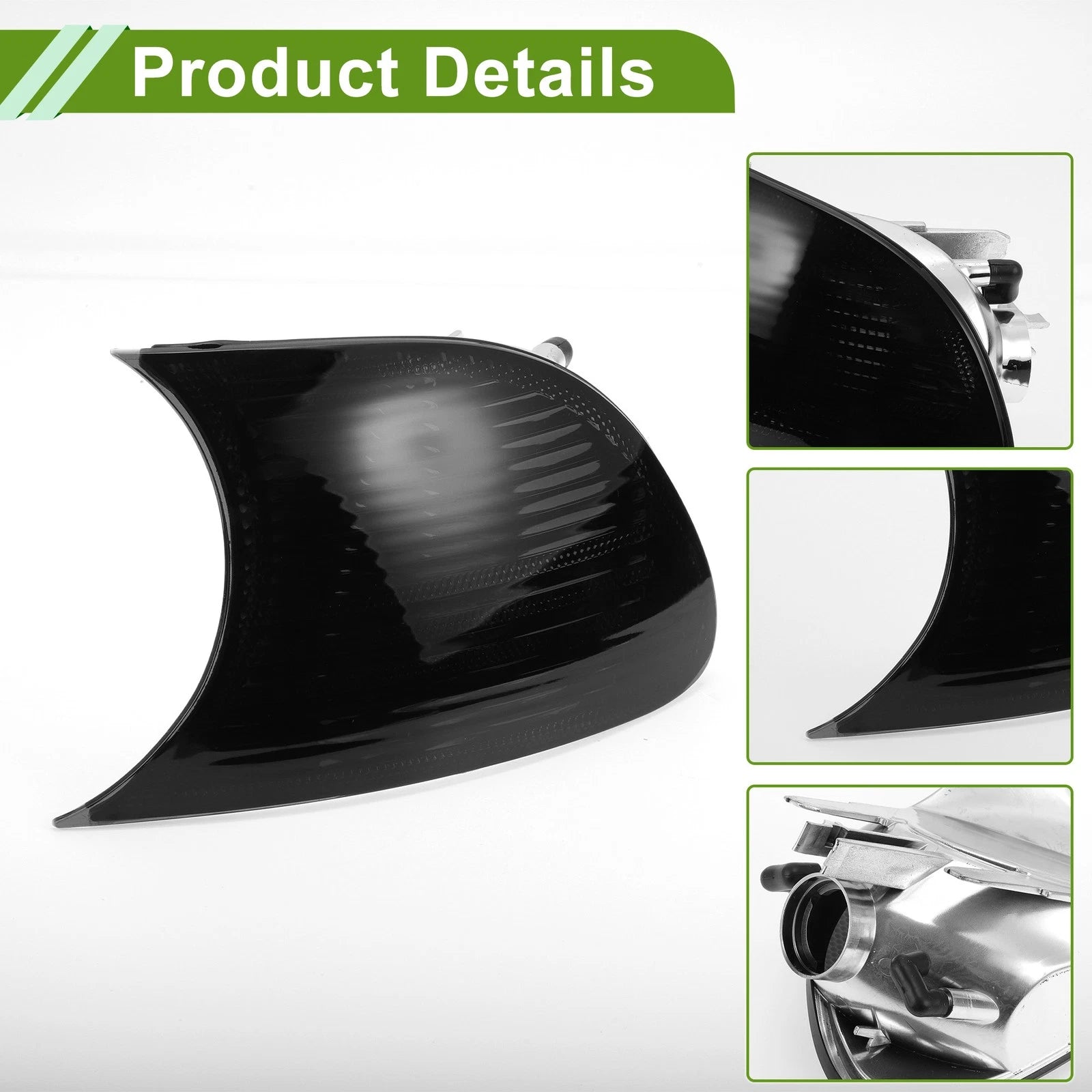 1 Pc Left Corner Signal Light Cover for BMW 3-Series (1999–2001) No. 63126904307