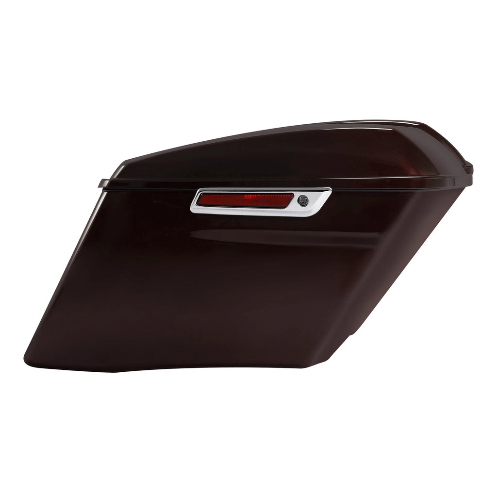 4" Stretched Hard Saddlebags for Harley Road Glide (2014–2024) Midnight Crimson