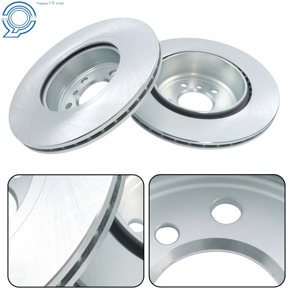12Pcs Disc Brake Rotors & Pads for BMW F10 528i 528i xDrive (2011–2017)