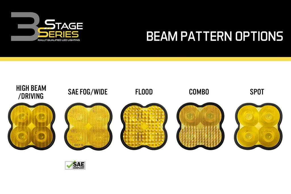 Diode Dynamics Replacement Yellow Spot Lens for SS3 Pods (2017–2024)