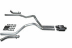2.5" Dual Exhaust Kit for Ford F150 (2021–2025) - 1 Chamber Muffler, Corner Exit