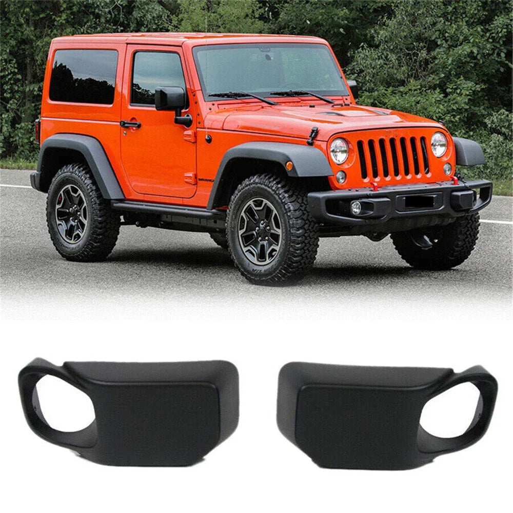 Fog Light Lamp Covers  for 13-17 Jeep Wrangler (2013-2017)