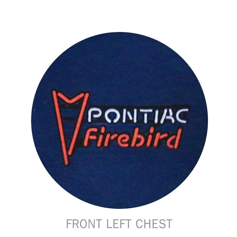 Showroom Navy Blue T-Shirt for Pontiac Firebird Trans Am (2005–2015)