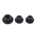 3 x Black Tailgate Rubber Dust Plugs for Jeep Wrangler JL (2018 - Present)
