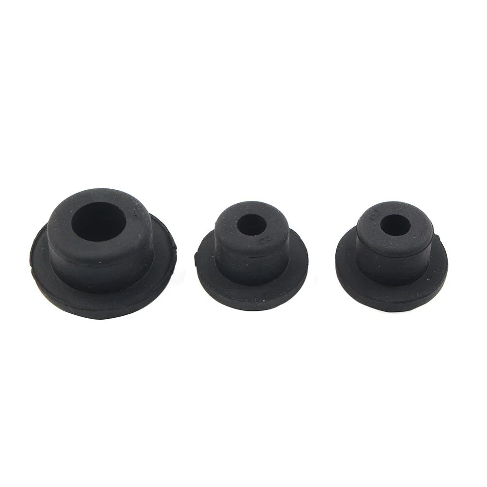 3 x Black Tailgate Rubber Dust Plugs for Jeep Wrangler JL (2018 - Present)