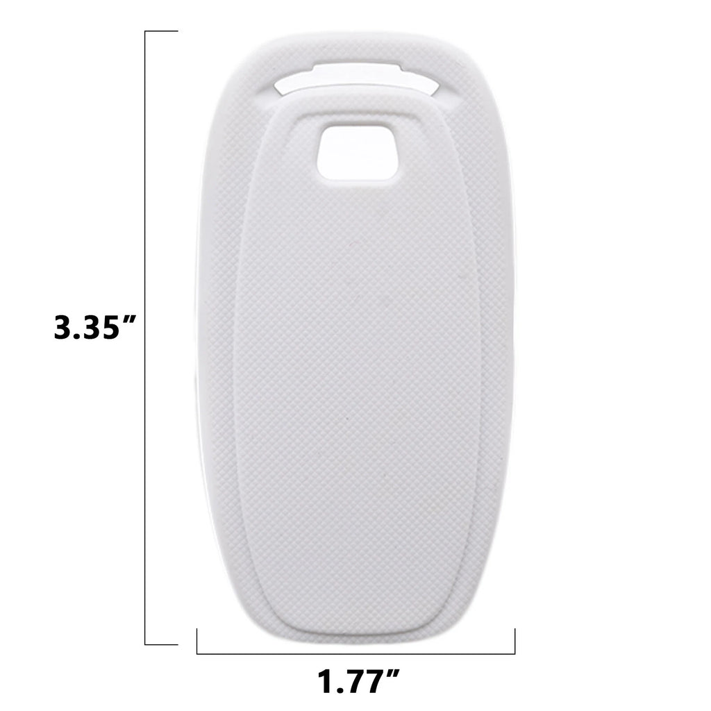 Matte White Remote Smart Key Cover Fob Shell for Audi A3-A8 Q3-Q5 TT (2010-2019)