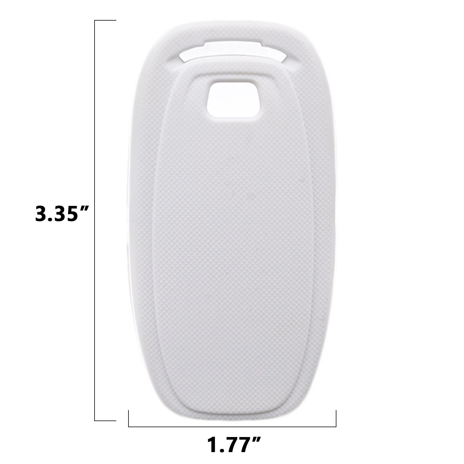 Matte White Remote Smart Key Cover Fob Shell for Audi A3-A8 Q3-Q5 TT (2010-2019)