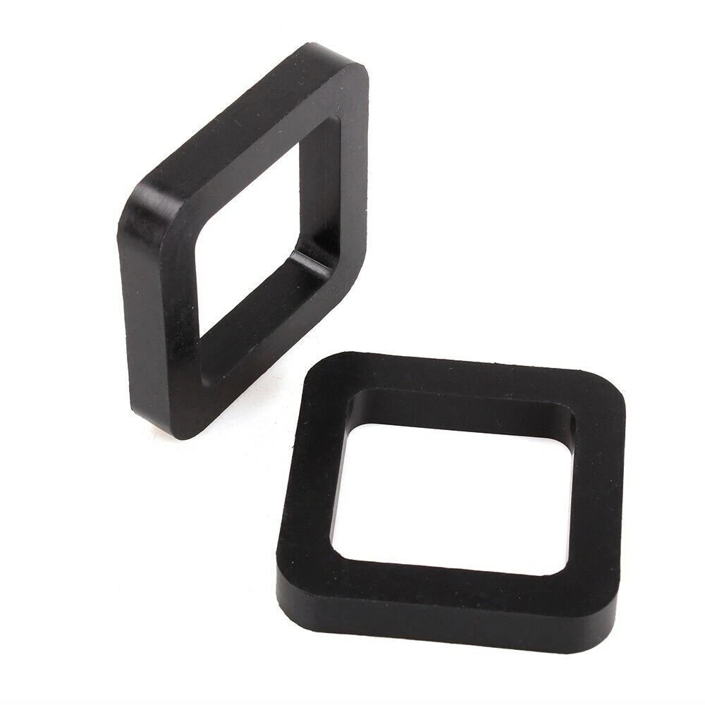 2Pcs 2" Rubber Cushion Silencer Pad for Trailer Hitch Receiver (Universal)