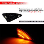 Clear Lens Front Turn Signal Lights for Kenworth T660 T170 T270 T370