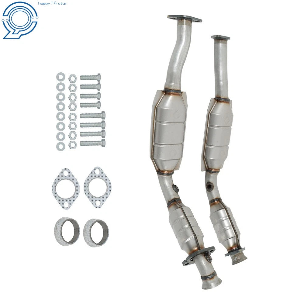 Set of 2 Catalytic Converters for Ford Crown Victoria Mercury Grand Marquis