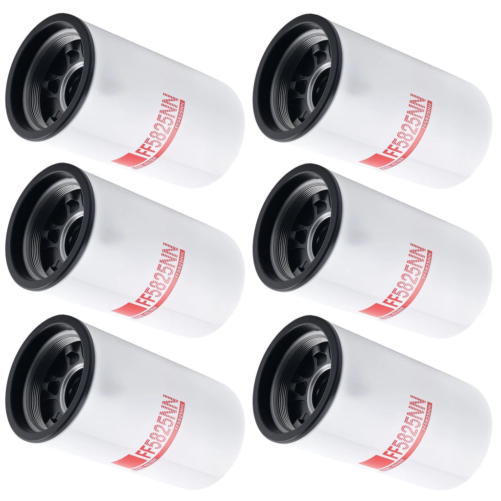 Fuel Filter for Kenworth Cummins ISX11.9 X15 (Pack of 6)