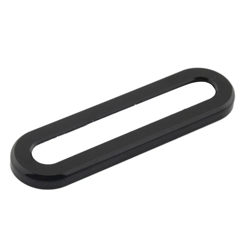 Black Instrument Indicator Lamp Bezel Cover for Harley Road Street Glide (96-13)