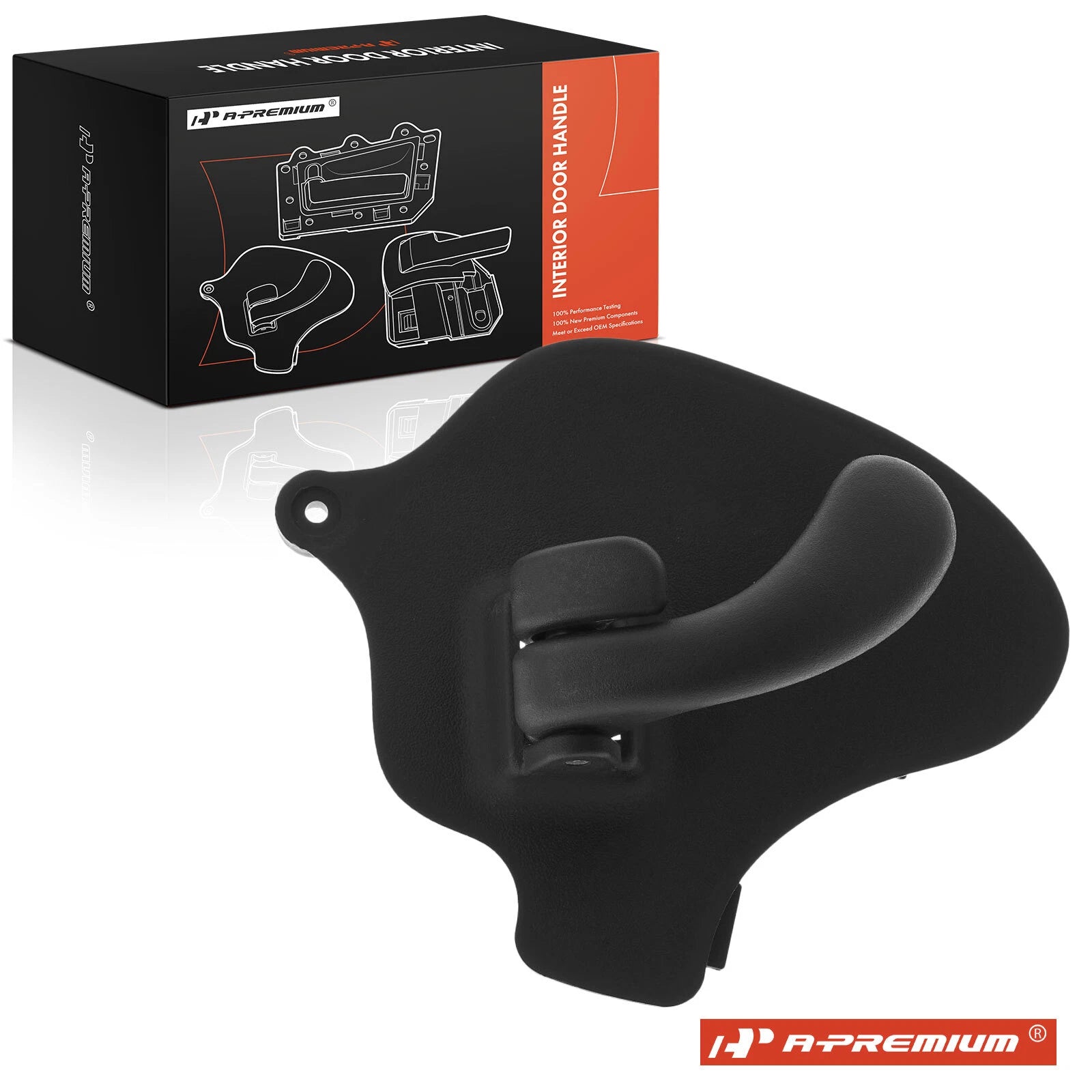 Driver Interior Door Handle for Chevrolet Pontiac (1995–2005) Textured Black