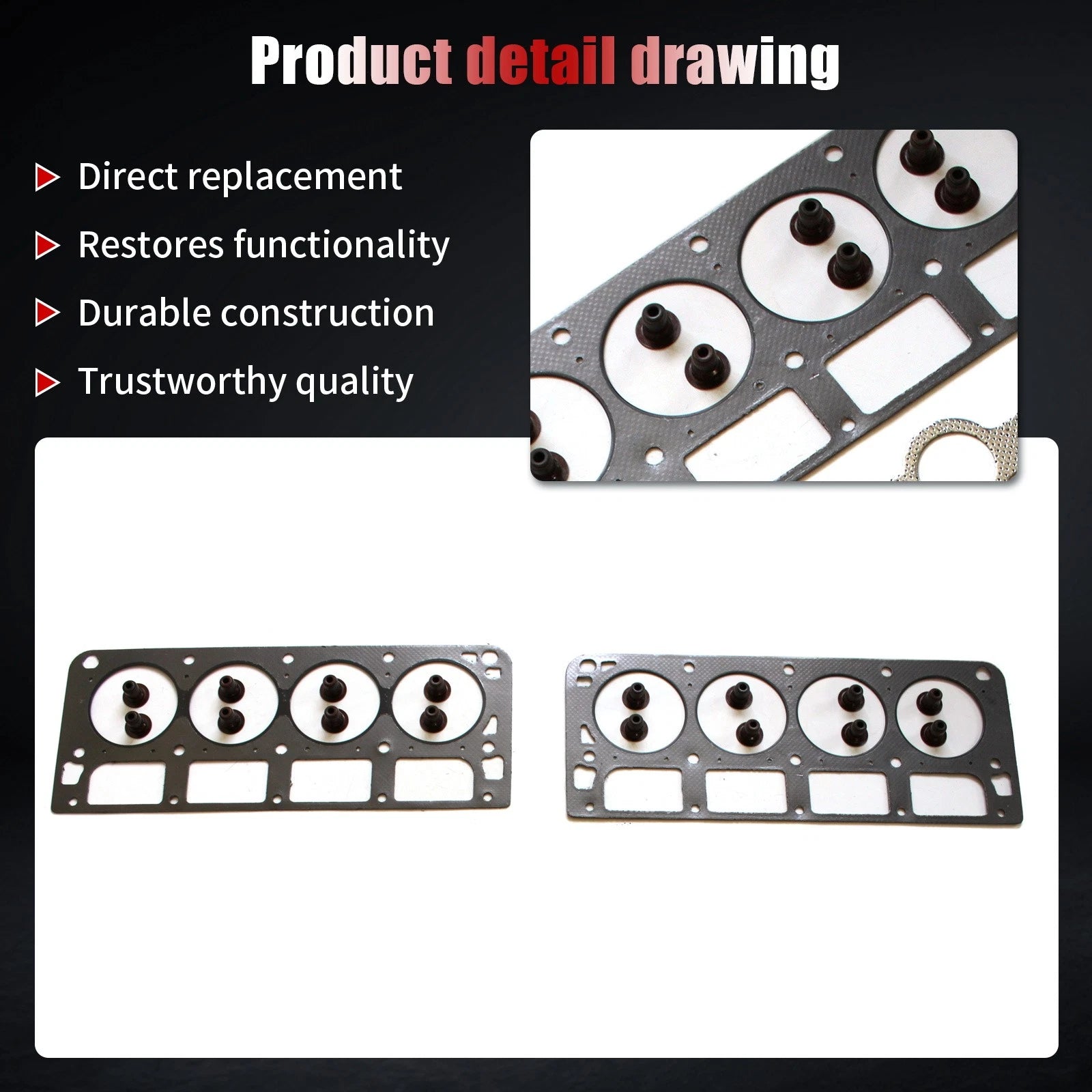 Head Gasket Set for Chevrolet Tahoe Silverado 1500 GMC Sierra 1500 2500 (1999–2001)