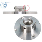 6 Inch Wood Lathe Face Plate for 1-1/4" × RH 8tpi (With Set Screws)