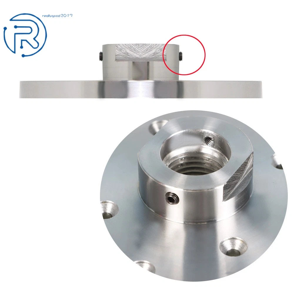 6 Inch Wood Lathe Face Plate for 1-1/4" × RH 8tpi (With Set Screws)