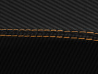 Console Lid Cover for Jeep Grand Cherokee (2011–2019) Carbon Fiber Orange Stitch