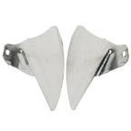 Chrome Saddle Shield Heat Deflectors for Harley Touring Road King (2009-2023)