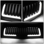 LED Vertical Glossy Front Hood Grille Frame for Dodge Ram 2500 3500 (2010–2018)