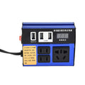Inverter / Power Inverter with LED Display & 3 USB Ports DC12V/24V to AC110V/220V for Car