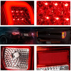 Red 3D LED C-Bar Tail Light for Ford Super Duty (2008–2016)