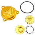 CNC Oil Filter Cover Gold for Suzuki DRZ400 (2005–2025)