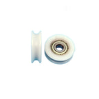 5x23x7mm BU0523 Wrapped Bearing Pulley U Grooved Guide Wheel for Door Slides