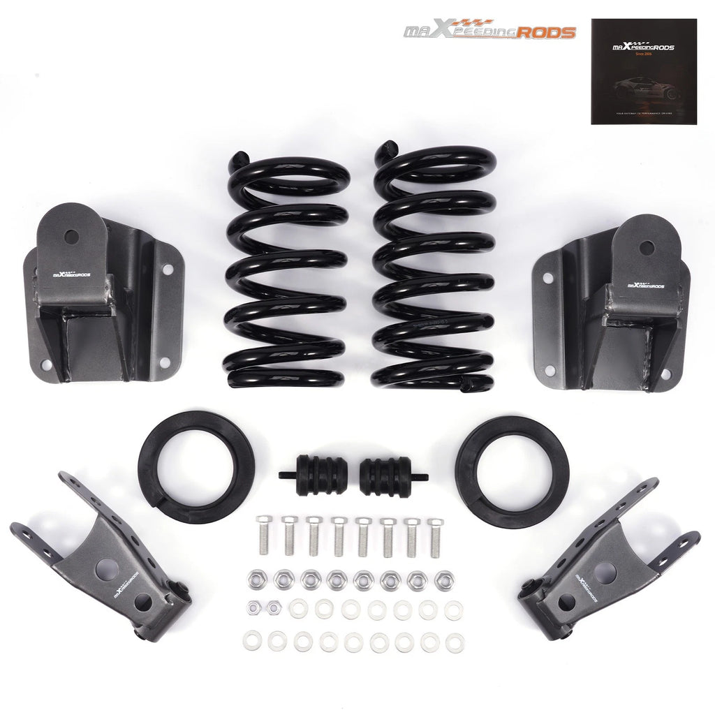 Drop Lowering Kit Front Rear for Dodge Ram 1500 2WD V8 (1994–1999) 2"/3" 4"