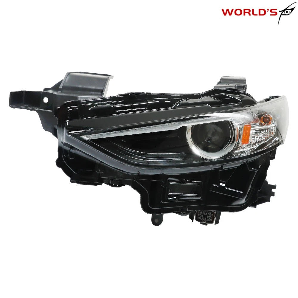 Left Headlight for Mazda 3 (2019–2021) LED Black Housing Clear Lens